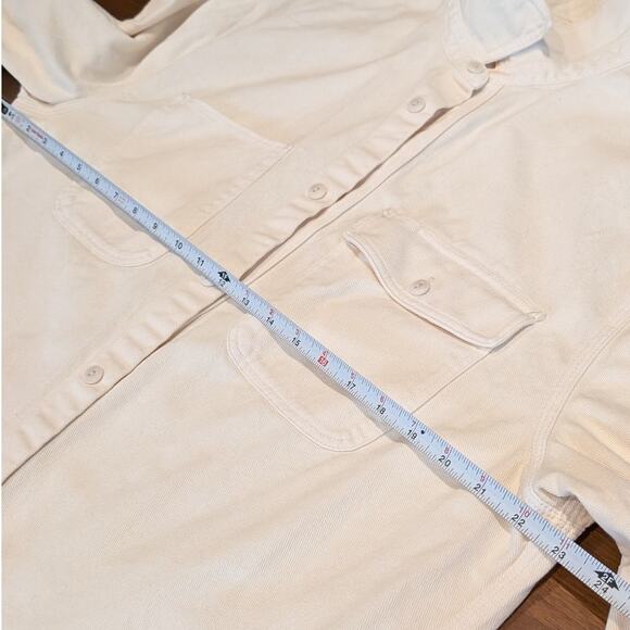 Madewell Vintage Linen Easy Fit Garment-Dyed Work Twill Shirt, size L - Picture 6 of 8